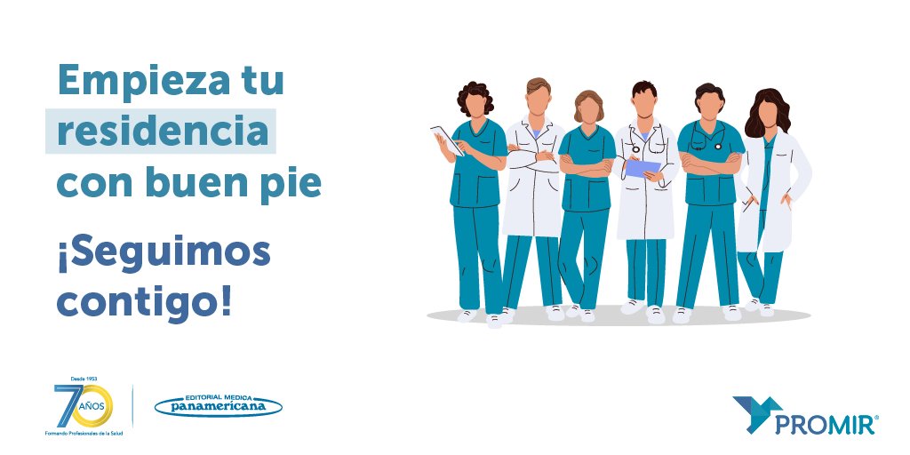 Hoy es el primer día de una nueva etapa. ¡Enhorabuena a todos los #R1 que hoy empezáis la residencia!

Después de todo el esfuerzo, lo habéis conseguido. Nos sentimos orgullosos y queremos seguir acompañándoos en los retos que vienen: medicapanamericana.com/es-ES/resident…

#ResidenciaMédica