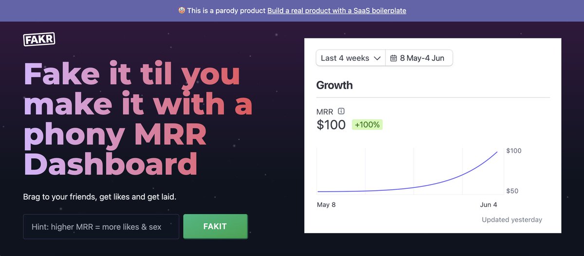 kylegawley's tweet photo. Wow @Hypefury's fake revenue generator looks so familiar 😅 https://t.co/tYnZMVPb9e