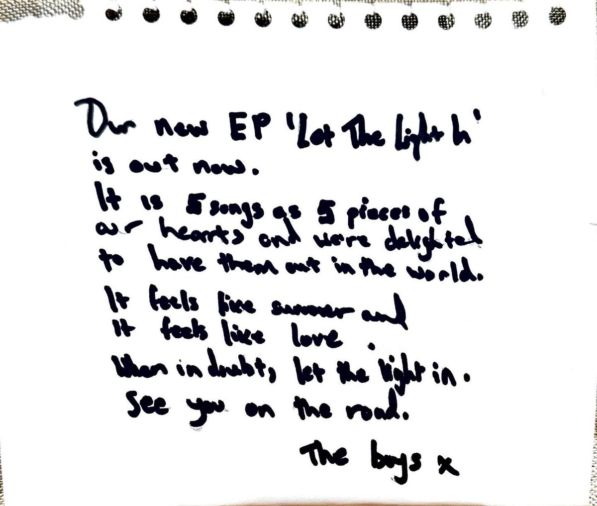 Sony Music | Ireland (@sonymusicire) on Twitter photo one thing about <a href="/picturethis/">Picture This</a> fans - we stay FED!
The lads EP, "Let The Light In" is out now ๐ฅฐ
#PictureThis #LetTheLightIn #NewMusic #irishmusic one thing about <a href="/picturethis/">Picture This</a> fans - we stay FED!
The lads EP, "Let The Light In" is out now ๐ฅฐ
#PictureThis #LetTheLightIn #NewMusic #irishmusic