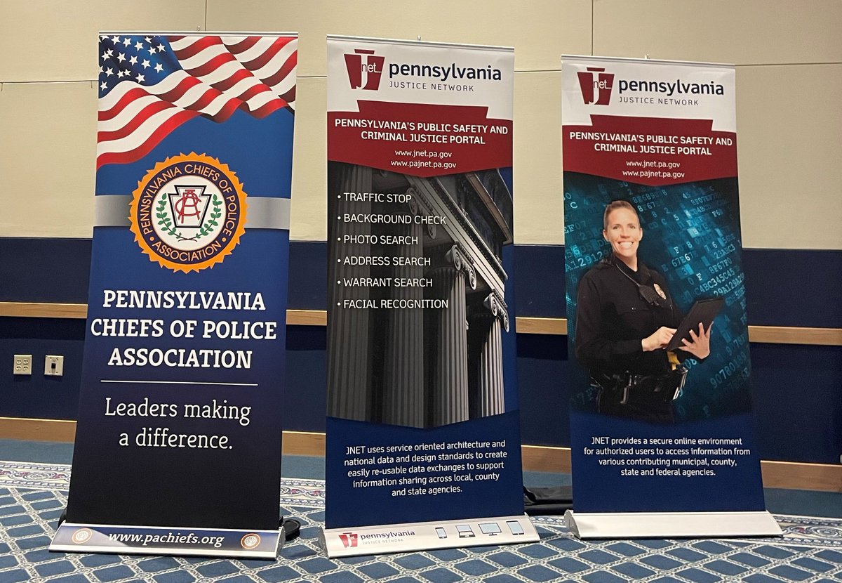 This week, the Pennsylvania Chiefs of Police Association (PCPA) and The Pennsylvania Justice Network (JNET) held their two-day spring conference in State College, PA. Jerry Miller and Ken Zipovsky presented information about PCPA Programs.