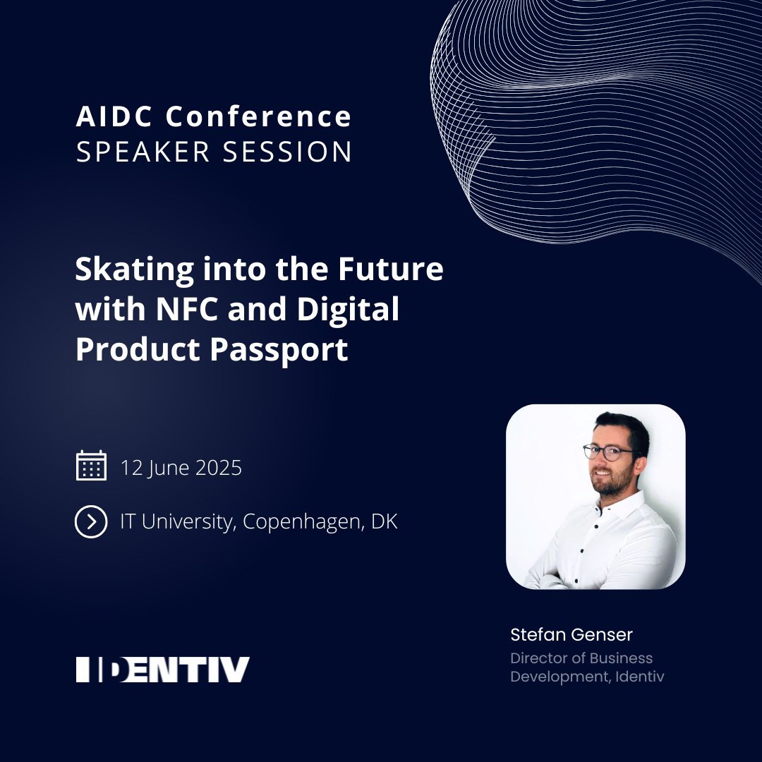 Catch Stefan Genser at AIDC's RFID &amp; IoT in the Nordics 2025 in Copenhagen, June 12! 🛹 In “Skating into the Future with NFC and Digital Product Passport”, he’ll demo how Identiv’s NFC tags powered by Narravero make <a href="/BoardPusher/">BoardPusher Skateboards🛹</a> skateboards smart.

ow.ly/kl5X50W5cwj