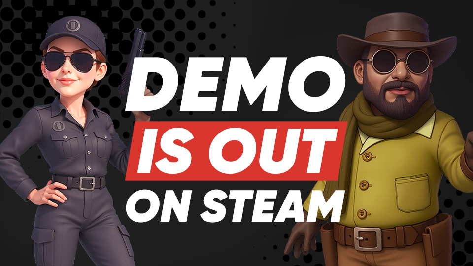 DEMO is OUT! 
You can now play the BULLET YEETERS DEMO directly on Steam – no key, no Drops, just pure chaos:
👉bit.ly/BulletYeetersD…

💰 No more grinding – just keep the game running!
Coins needed to upgrade your agents will accumulate automatically while the game is open.