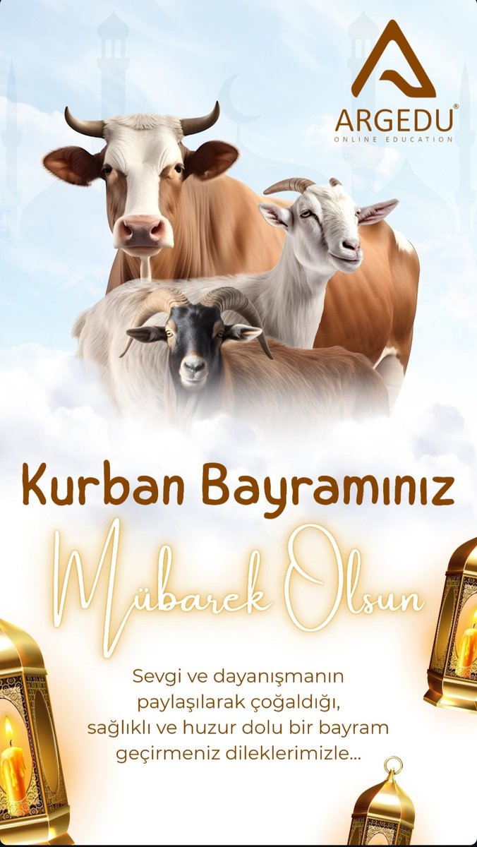 Sevgi ve dayanışmanın paylaşılarak çoğaldığı, sağlıklı ve huzur dolu bir bayram geçirmeniz dileklerimizle... 

İyi bayramlar... 
#KurbanBayramı #EidMubarak2025 #bayram