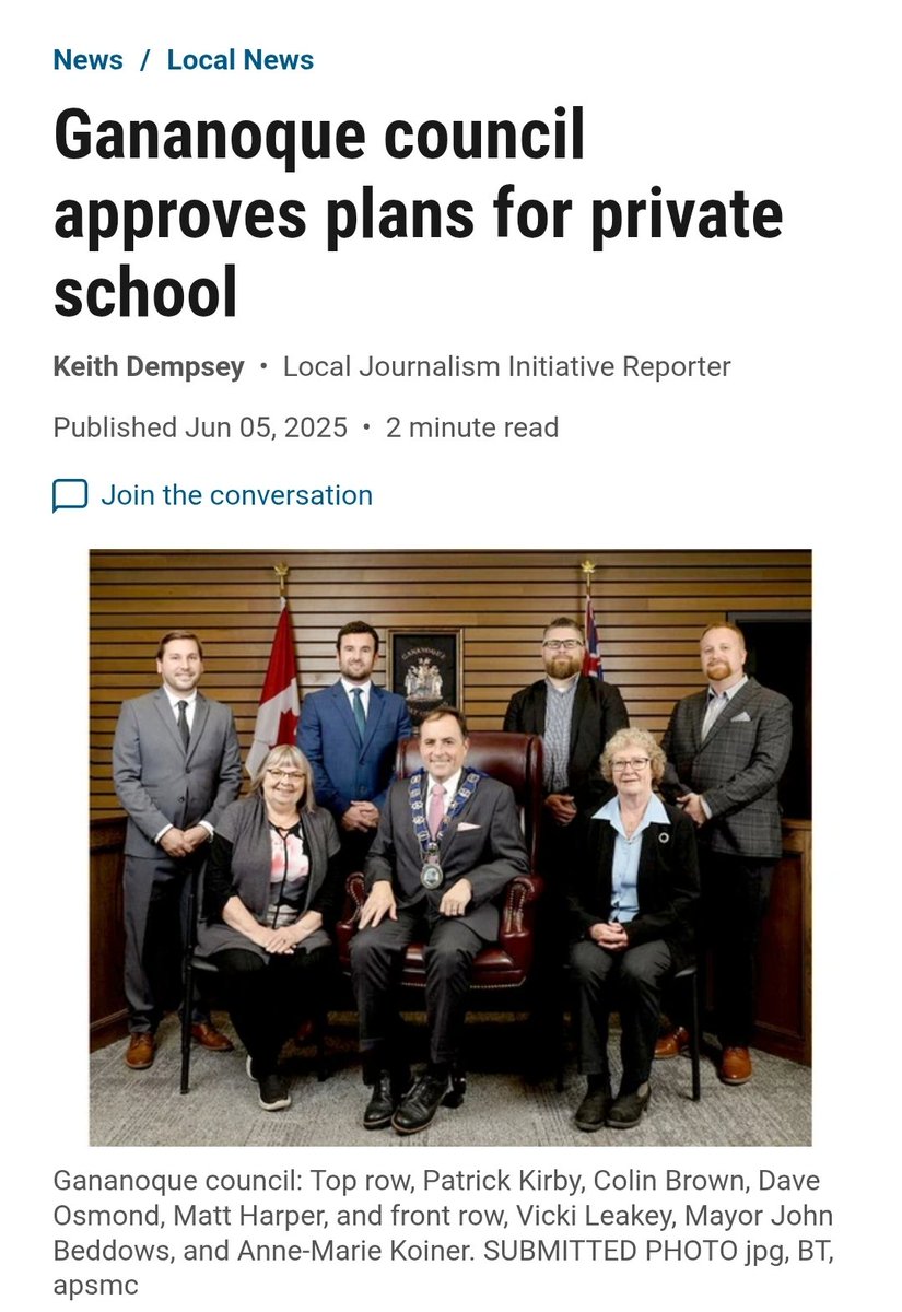 Education Reformer (@chris4_reform) on Twitter photo recorder.ca/news/gananoque…
While big city mayors are asked what the minister can do to help, this small-town mayor did the opposite- Leadership Matters. <a href="/ONeducation/">Education Ontario</a> <a href="/chris_garrah/">@adoptatrucker</a> <a href="/Leeds_Grenville/">Leeds Grenville</a> <a href="/ChatGan/">Gananoque Reporter</a> <a href="/ONeducation/">Education Ontario</a> <a href="/BrockvilleON/">City of Brockville</a> @Move1049 <a href="/CornwallLive/">Cornwall Live</a> <a href="/CityofCornwall/">City of Cornwall</a> recorder.ca/news/gananoque…
While big city mayors are asked what the minister can do to help, this small-town mayor did the opposite- Leadership Matters. <a href="/ONeducation/">Education Ontario</a> <a href="/chris_garrah/">@adoptatrucker</a> <a href="/Leeds_Grenville/">Leeds Grenville</a> <a href="/ChatGan/">Gananoque Reporter</a> <a href="/ONeducation/">Education Ontario</a> <a href="/BrockvilleON/">City of Brockville</a> @Move1049 <a href="/CornwallLive/">Cornwall Live</a> <a href="/CityofCornwall/">City of Cornwall</a>