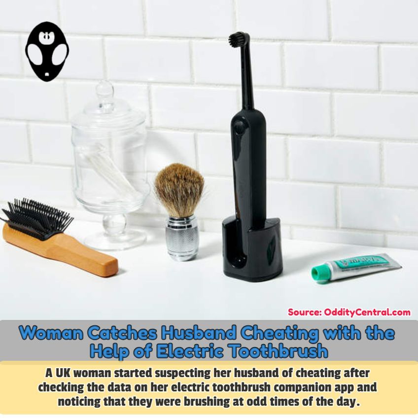 Catching a cheating partner in the act is rare, but rarer still is catching them cheating with the help of an electric toothbrush. 

odditycentral.com/news/woman-cat… 

#cheating #offbeat #weirdnews #unusual #odditycentral