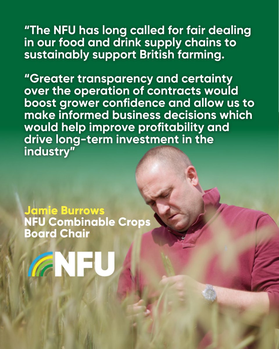National Farmers' Union (@nfutweets) on Twitter photo NFU members | NFU <a href="/CropsBoard/">NFU Combinable Crops</a> Chair Jamie Burrows has welcomed Defra's announcement of a new government review aimed at tackling unfair practices in the combinable crops supply chain.
Read more👉nfuonline.com/updates-and-in…
1/3🧵 NFU members | NFU <a href="/CropsBoard/">NFU Combinable Crops</a> Chair Jamie Burrows has welcomed Defra's announcement of a new government review aimed at tackling unfair practices in the combinable crops supply chain.
Read more👉nfuonline.com/updates-and-in…
1/3🧵