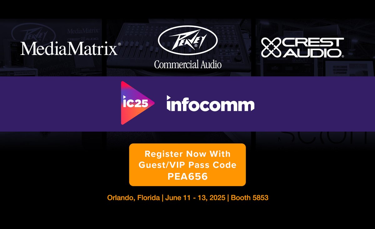 Peavey Commercial Audio tweet media