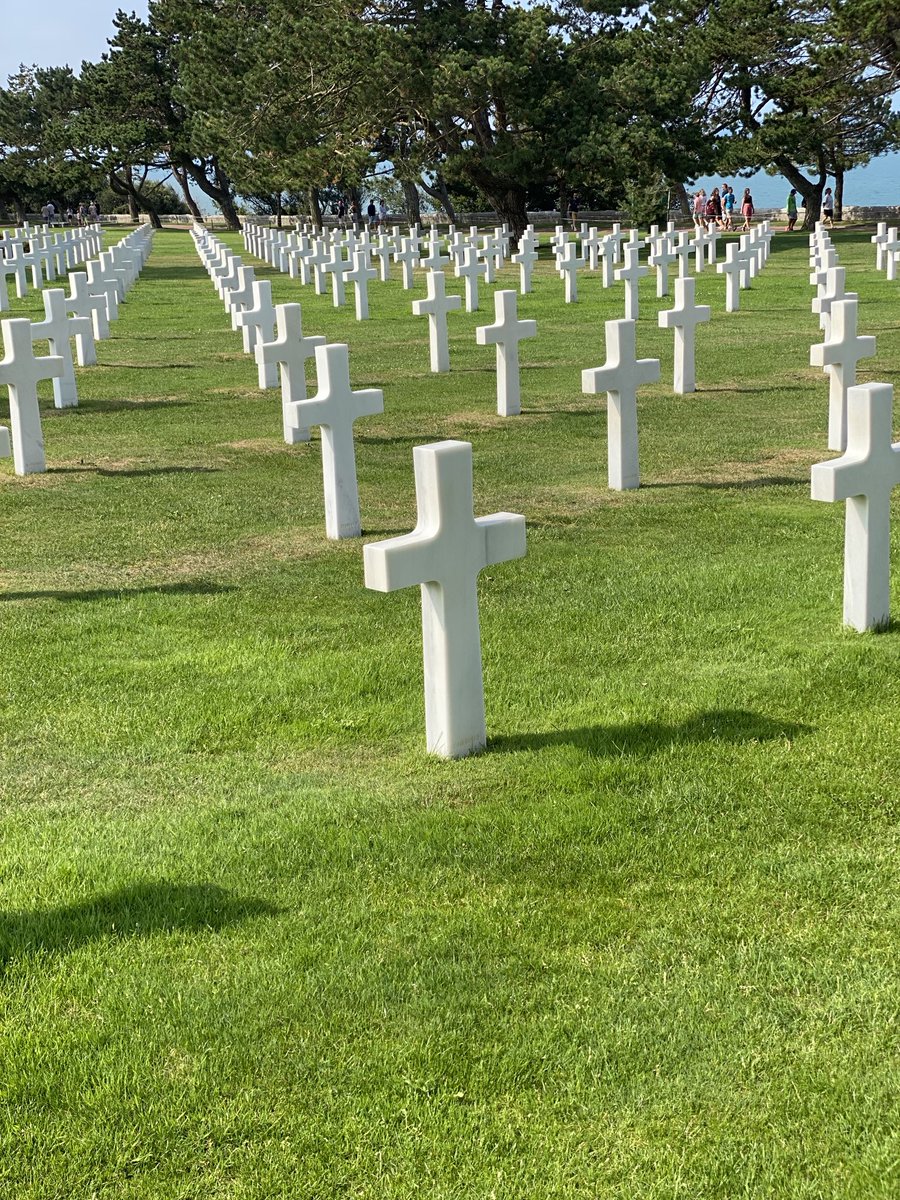 Visiting Normandy in 2022 was one of the most sobering and impactful experiences I’ve ever had. God bless those who lumbered onto Omaha Beach under withering fire  and no cover, especially those who paid the ultimate price. They truly saved the world. #DDay