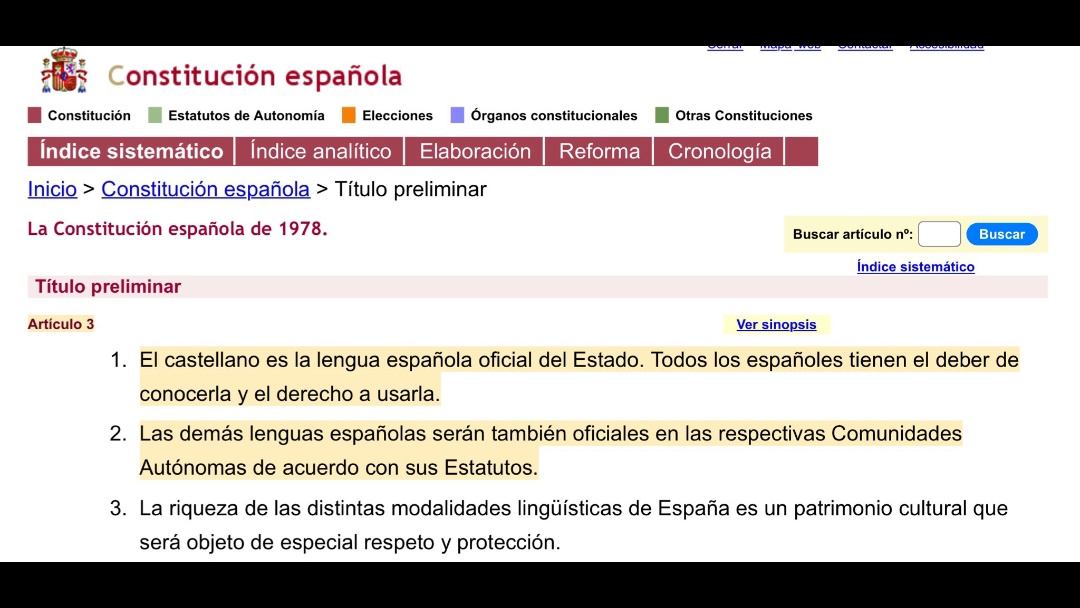 Al margen de polémicas y pinganillos. Según la Constitución española, ¿la única lengua oficial en el Estado es el castellano y las cooficiales lo son en sus respectivas comunidades autónomas? ¿O lo estoy entendiendo mal?