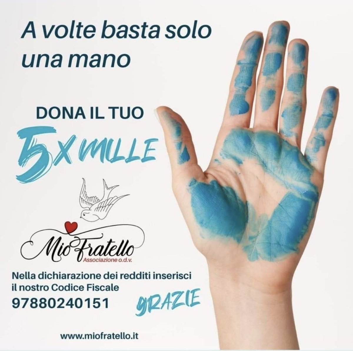 Perché donare il tuo 5 per mille all'associazione Mio Fratello? Perché te lo chiedono loro ...