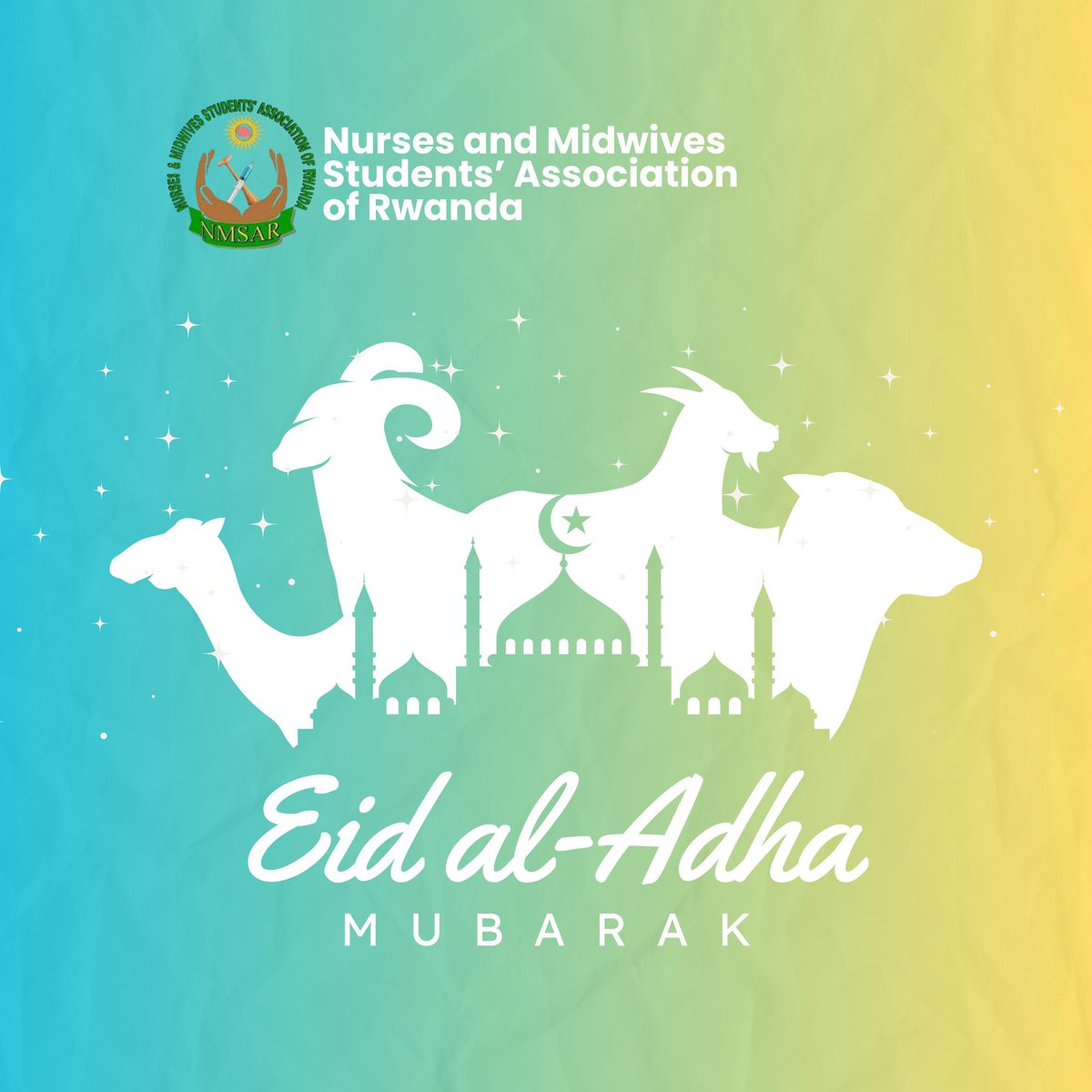 NMSAR Rwanda (@nmsar_rwanda) on Twitter photo Wishing a peaceful and healthy #EidAlAdha to all sisters and brothers.✨💫
May this holiday inspires us all to work towards healthy, unity and prosperity. <a href="/NshutiDimpoz/">John NGIRINSHUTI</a> <a href="/islamrwanda/">Rwanda Muslim Community</a> Wishing a peaceful and healthy #EidAlAdha to all sisters and brothers.✨💫
May this holiday inspires us all to work towards healthy, unity and prosperity. <a href="/NshutiDimpoz/">John NGIRINSHUTI</a> <a href="/islamrwanda/">Rwanda Muslim Community</a>