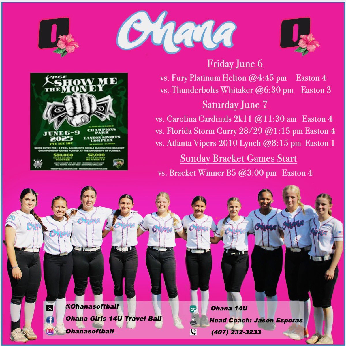 OHANA SOFTBALL (@ohanasoftballfl) on Twitter photo 30+ teams battle it out for <a href="/flpgfmedia/">Florida PGF Media Network</a> SMTM In Newberry this weekend! Let's see who takes home the prize!
<a href="/ExtraInningSB/">EXTRA INNING SOFTBALL</a>
<a href="/LineDsoftball/">Line Drive Media</a>
<a href="/TampaMustangs/">Tampa Mustangs</a> 30+ teams battle it out for <a href="/flpgfmedia/">Florida PGF Media Network</a> SMTM In Newberry this weekend! Let's see who takes home the prize!
<a href="/ExtraInningSB/">EXTRA INNING SOFTBALL</a>
<a href="/LineDsoftball/">Line Drive Media</a>
<a href="/TampaMustangs/">Tampa Mustangs</a>