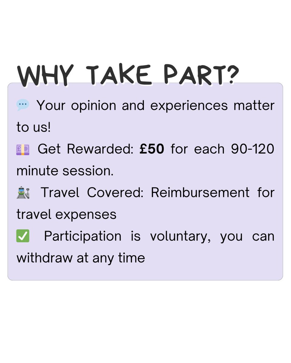 CamBabylab's tweet image. New season 🌿 - new Babylab study🎓
👀 #Cambridge #Babylab is looking for participants from the #community!
✉️ Email babylab@psychol.cam.ac.uk to find out more 🙌
🔗 Enter the Babylab Database to get updates about our projects: cambridge.eu.qualtrics.com/jfe/form/SV_41…
@CFR32 @CambPsych