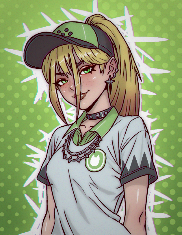 csaurageul's tweet photo. Helsie Fortnite, my green daughter in her bubble tea goblin uniform

quick warmup sketch to get back into comms https://t.co/iXKEzslPNg