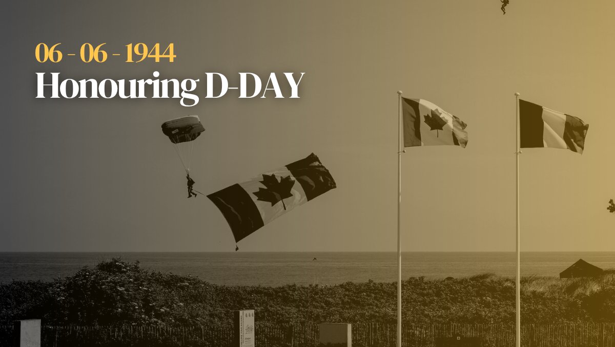 CDR (@cdrmagazine) on Twitter photo 🎖️ On June 6, 1944, brave Canadians landed on the beaches of Normandy and helped begin the liberation of Western Europe. 🕊️ We honour the Canadians who served with courage and changed the course of history.
#CDRmagazine #DDay #DDay81 #WW2 #WorldWar2 #LestWeForget <a href="/CanadianForces/">Canadian Armed Forces</a> 🎖️ On June 6, 1944, brave Canadians landed on the beaches of Normandy and helped begin the liberation of Western Europe. 🕊️ We honour the Canadians who served with courage and changed the course of history.
#CDRmagazine #DDay #DDay81 #WW2 #WorldWar2 #LestWeForget <a href="/CanadianForces/">Canadian Armed Forces</a>