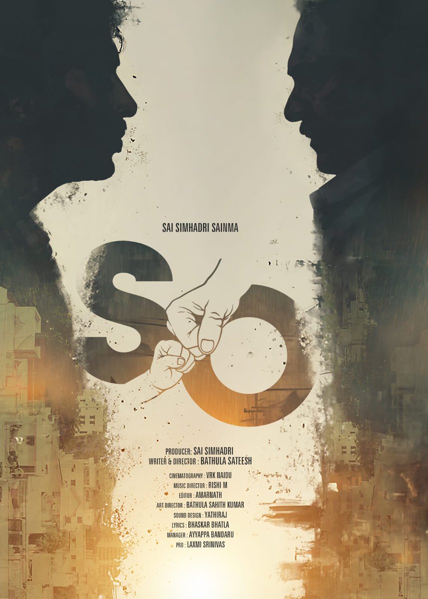 #S/O

A tale of father and son ❤️

First look on June 15th on behalf of fathers day 🥰🥰

*Ing #Vinod Kumar, #ThanishkaRajan 

Produced by: #SaiSimhadri 
Directed by: #SatishBathala
Music by: MRishi

#S/OMovie