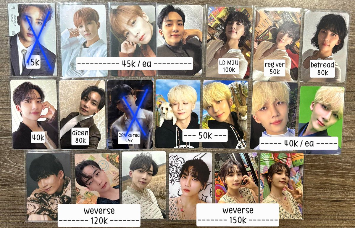 wonkyeomsell's tweet photo. WTS PHOTOCARD SEVENTEEN

wts lfb seventeen photocard

• dom bandung
• no for sensitive buyer 
• split pay only, keep max 2x event with DP
• tidak CO 2x event, DP hangus, dianggap hnr
• price exc adm shopee 12%

poca pc cwtb 세븐틴 포카 セブチ ポカ フォトカード https://t.co/qE7gDIKFJQ