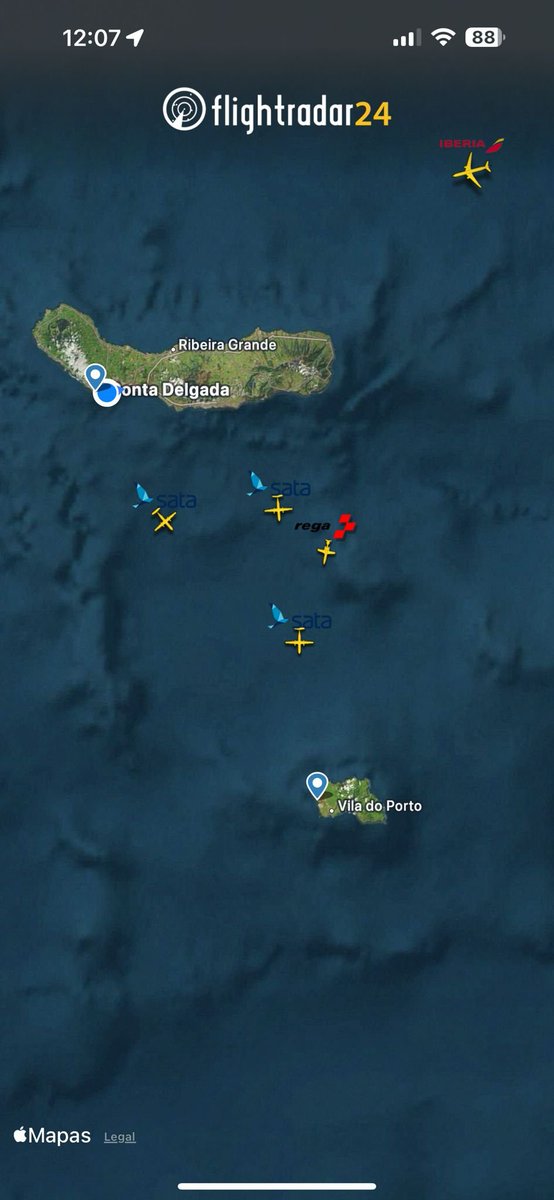 #Ongoing "Sources" reported airspace over S. Miguel island (Azores, Portugal) was closed due to a primary school launching 300 balloons (to celebrate the "end of the school" year) without due permission from local authorities. Among the diverted aircraft was a Medevac flight.