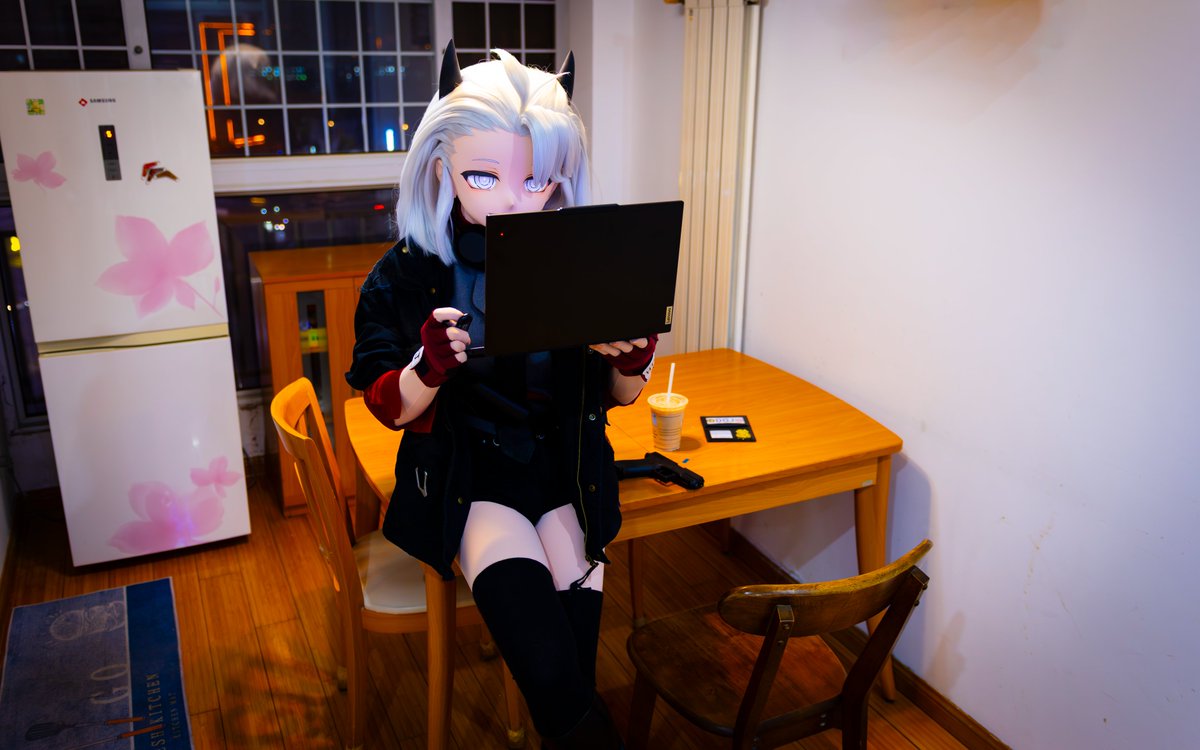 RAID 4/9
🚪 Justice kicks in — time to search every corner!
💻 Suspect: “Wait, Ms. Justice, why are you even going through my laptop? Come on, officer, cut me some slack, will ya?”
💢 Justice: "No can do! No tiny clue will ever escape me!"
#Helltaker #helltakerjustice #kigurumi