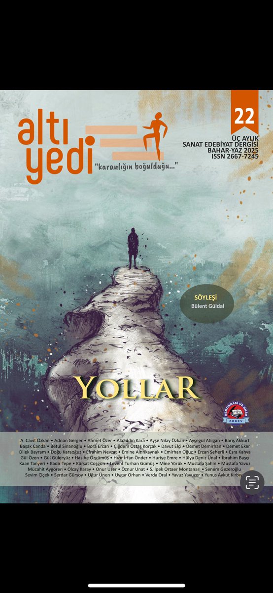 Dr. Kaan Tanyeri (@doktorkant) on Twitter photo …
“Türkçe Gitmeden” başlıklı eleştirimi okumak için <a href="/altiyedidergi/">altıyedi dergi</a> ‘yi takip edebilirsiniz. …
“Türkçe Gitmeden” başlıklı eleştirimi okumak için <a href="/altiyedidergi/">altıyedi dergi</a> ‘yi takip edebilirsiniz.