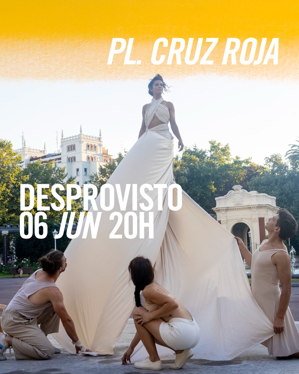 El circo sale este viernes #APieDeCalle en #Murcia🤩 
En la PLAZA CRUZ ROJA (20h) será donde podremos finalmente disfrutar del espectáculo de #UpArte "DESproVISTO". Y con acrobacias y saltos despediremos esta temporada la programación de calle
🔴 +Info -> teatrocircomurcia.es
