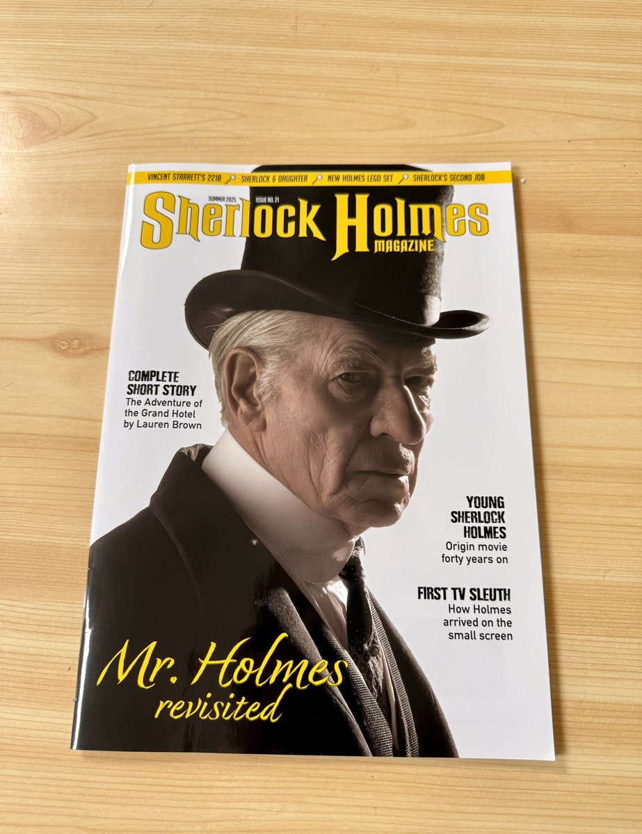 My favourite <a href="/HolmesMagazine/">Sherlock Holmes Magazine</a> landed on my doormat this morning and it’s an anniversary edition too!! Really looking forward to reading this 📖👍