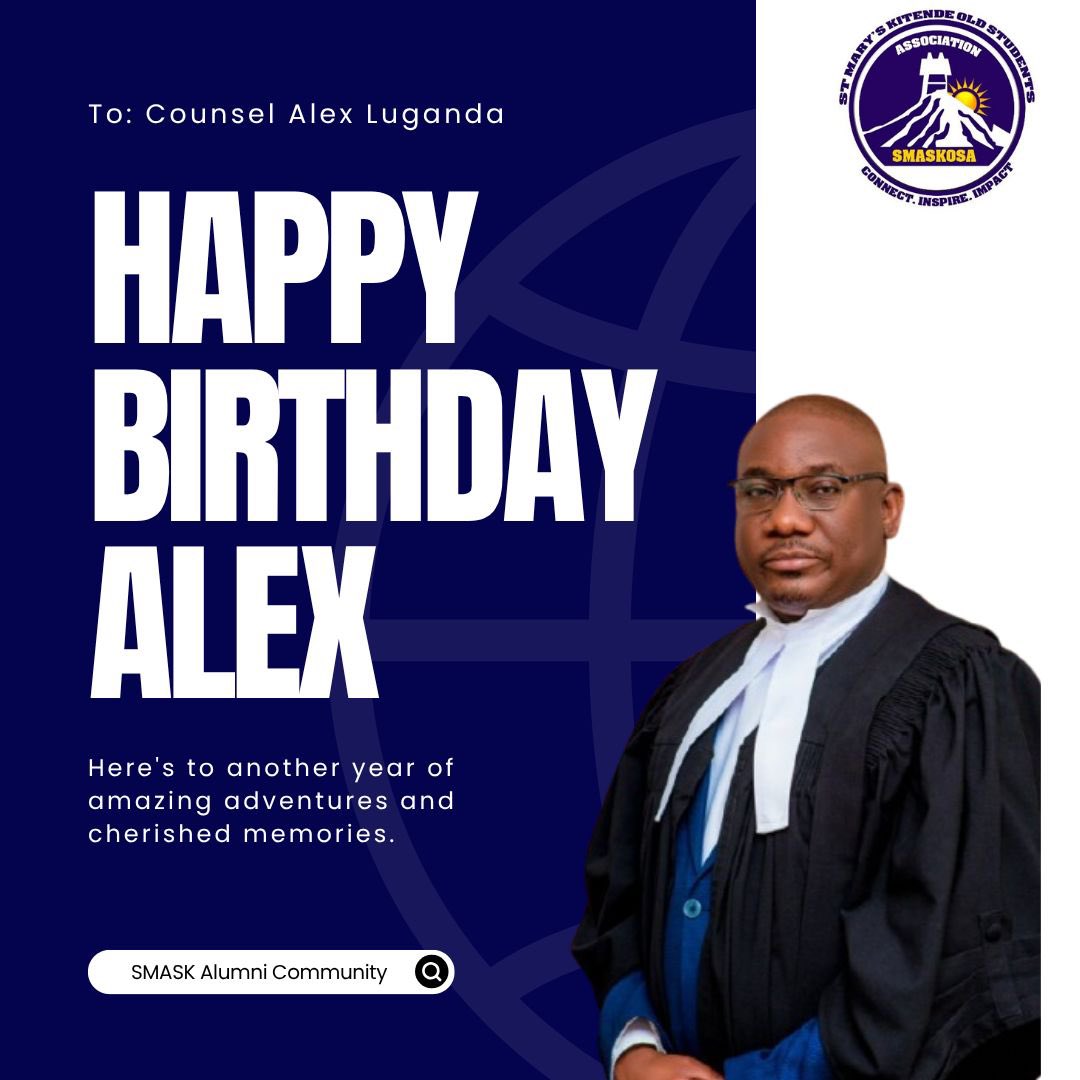 smaskosa's tweet image. Happy Birthday to the one and only @Alexluganda1 ,the man, the myth, the LEGEND!
Your drive, energy, and vision inspire everyone around you.
Hereโs to more wins, more blessings, and more greatness.
#SMASKAlumni