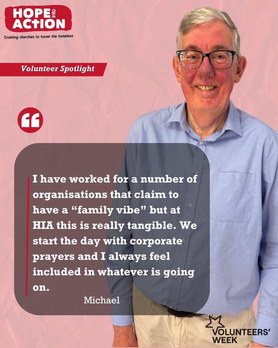Michael thought he’d volunteer ‘til Christmas. Over 2 years later, he’s still here—faithful, steady, and such a gift to our team. Thank you Michael.