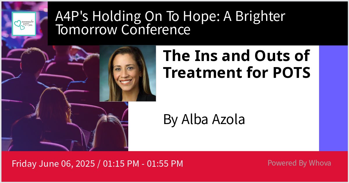 I am speaking at A4P's Holding On To Hope: A Brighter Tomorrow Conference. Please check out my talk if you're attending the event!  - via #Whova event app