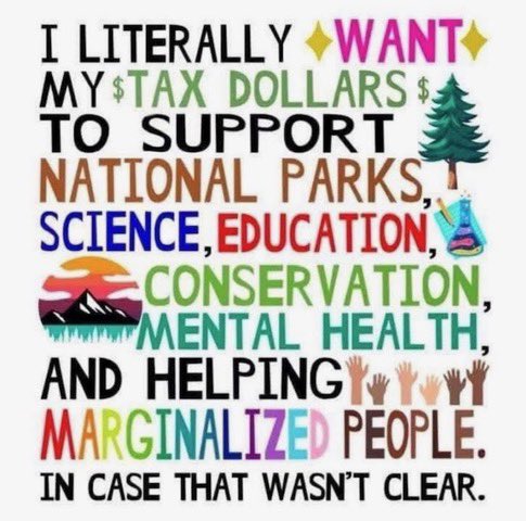 Instead of it going to the fucking rich…..

#DemVoice1 #DemsUnited