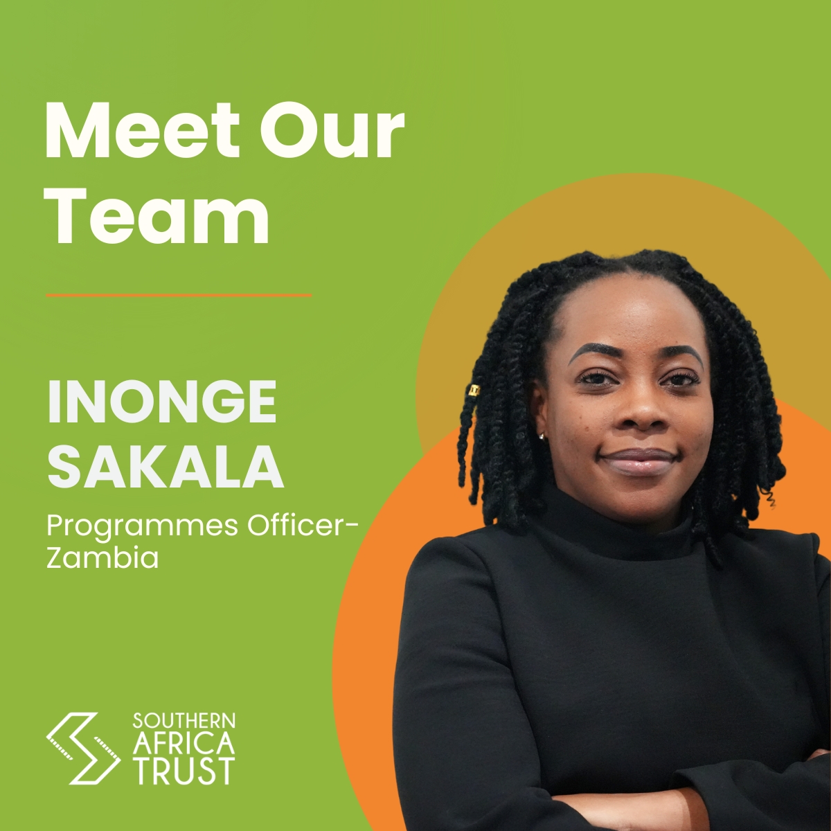 Southern Africa Trust (@sthrnafrcatrust) on Twitter photo 📣Join us in welcoming <a href="/inonge_sakala/">Inonge Sakala🇿🇲</a> to The Trust. Inonge is an expert with over seven years of experience in climate justice and social justice issues.
Based in Zambia, Inonge serves as the Programmes Officer who will lead our youth engagement work at The Trust. 📣Join us in welcoming <a href="/inonge_sakala/">Inonge Sakala🇿🇲</a> to The Trust. Inonge is an expert with over seven years of experience in climate justice and social justice issues.
Based in Zambia, Inonge serves as the Programmes Officer who will lead our youth engagement work at The Trust.