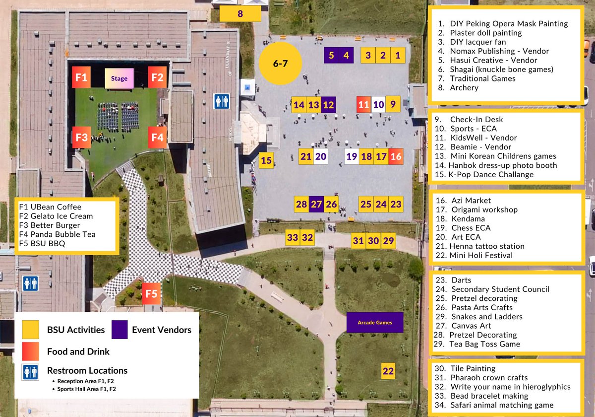 More info. on tomorrow's <a href="/_bsuofficial/">The British School of Ulaanbaatar</a> Summer Fair. FREE admittance to all ... open to the Ulaanbaatar community ... come along and check out the games, stalls and activities !  🎪🎲🎯

#BSU #Mongolia #summer