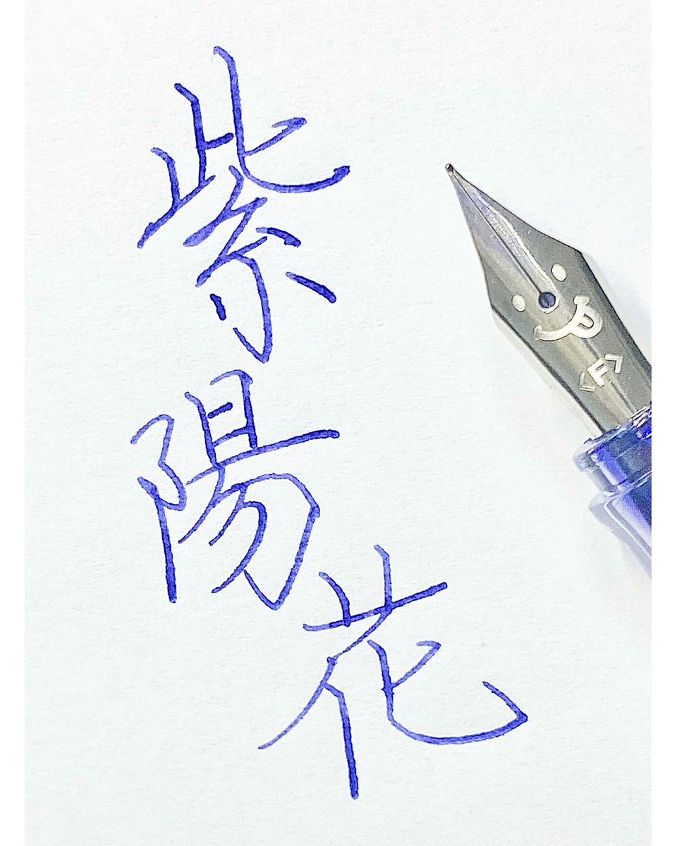 machiko798's tweet image. 梅雨まだかな。の、紫陽花。
■PILOT 色彩雫 紫陽花
■PILOT 万年筆kakuno