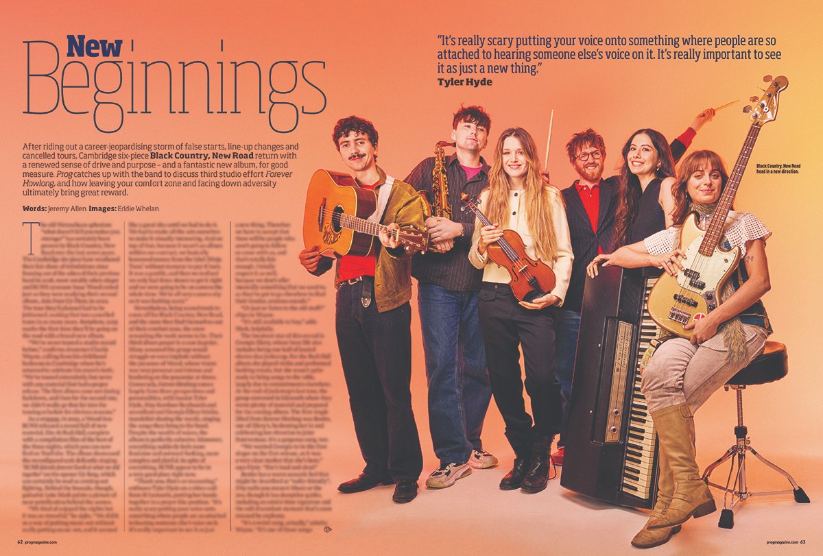 ProgMagazineUK (@progmagazineuk) on Twitter photo . <a href="/BCNRband/">BlackCountry,NewRoad</a> discuss line-up upheavals and new album Forever Howlong, in the latest issue of Prog Magazine...
It's in the shops now! Or you can buy online here: bit.ly/buyprogmag . <a href="/BCNRband/">BlackCountry,NewRoad</a> discuss line-up upheavals and new album Forever Howlong, in the latest issue of Prog Magazine...
It's in the shops now! Or you can buy online here: bit.ly/buyprogmag