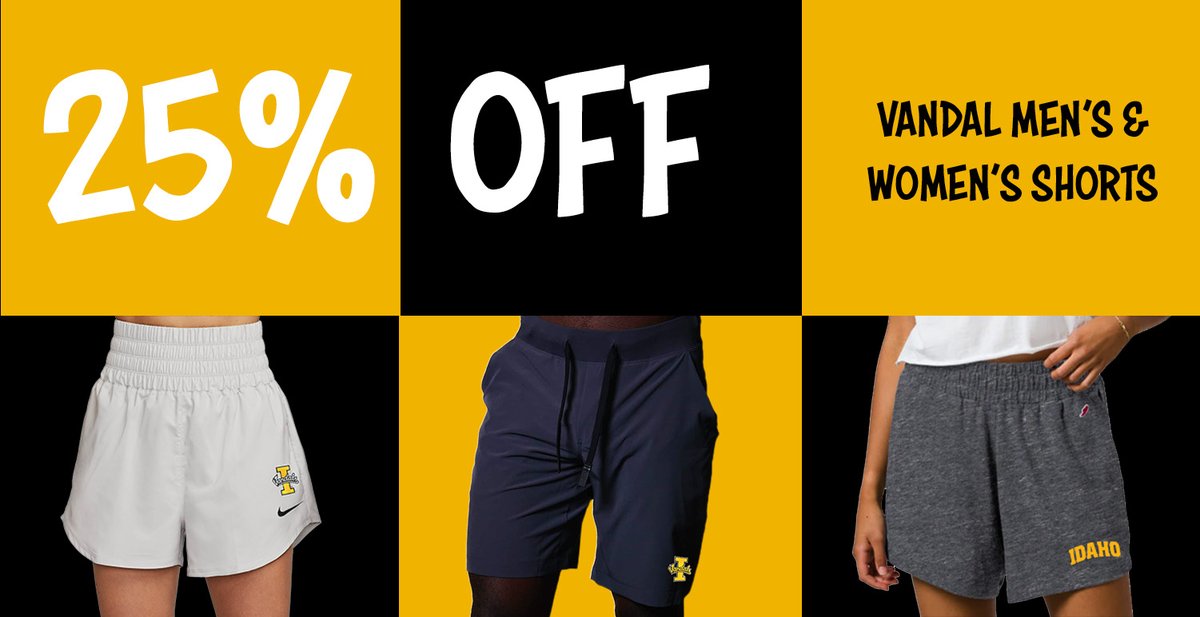 25% off Vandal shorts while supplies last!
Men's: bit.ly/3vyvx4o
Women's: bit.ly/47n8N4L