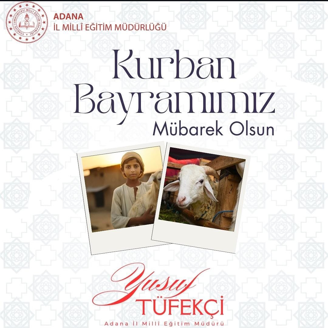 Kurban Bayramının ülkemize, İslam âlemine ve tüm insanlığa iyilikler, güzellikler ve hayrlar getirmesini diliyoruz. <a href="/mebhbogm/">MEB Hayat Boyu Öğrenme Genel Müdürlüğü</a> <a href="/tufekciyusuf/">Yusuf TÜFEKÇİ</a> <a href="/hudaverdiyldz/">Hüdaverdi YILDIZ</a> <a href="/projepiktesplus/">PiktesProjesi</a>