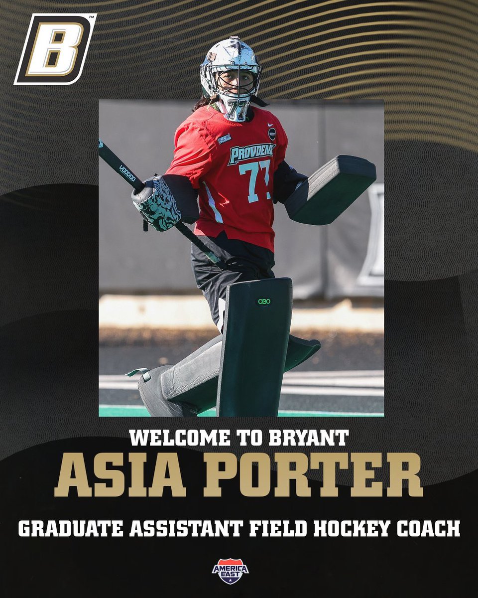Excited to announce Asia Porter as our graduate assistant!

Asia was a five-year starter in goal at Providence College, finishing with 28 victories and 409 career saves.