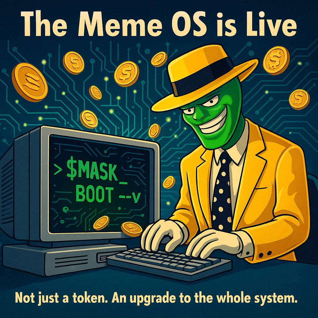 TheMaskCoinMASK's tweet image. The Meme OS is Live
$MASK just rebooted the system.
This isn’t a memecoin — it’s the Meme OS.

💻 System running here:
dexview.com/solana/DK9DNsf…

#MASKarmy 🕶️ #Web3Tech ⚙️ #Solana ⚡ #memecoin