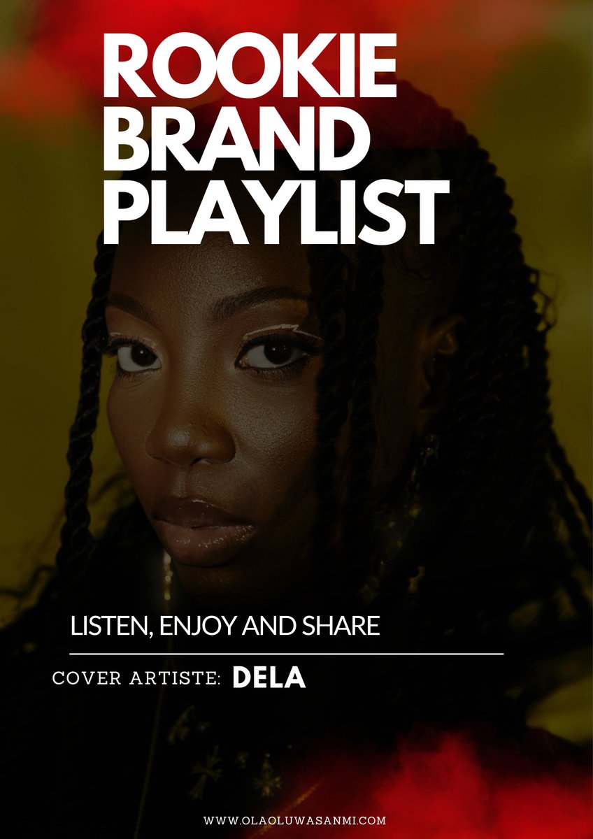 <a href="/badgirldela/">Dela</a> - Pedal
@yhta_ - Come Online
@itsdtee - Early 20s
@Laydronn - Gbedu Vibes
@iammanasay - One Million Boy
@imergination - A Game

open.spotify.com/playlist/5I6L7…

Cover Artiste: <a href="/badgirldela/">Dela</a>