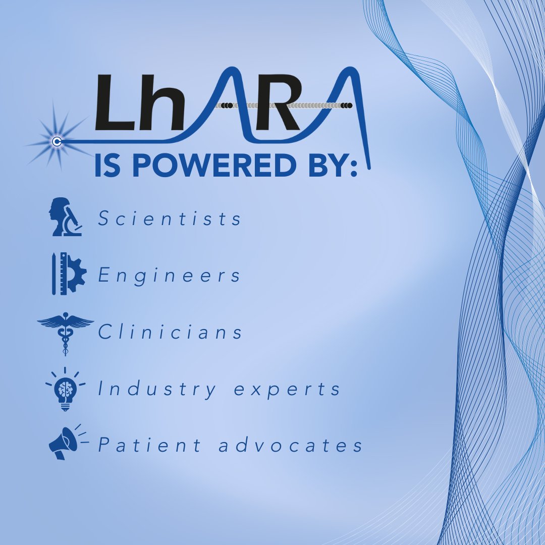LhARAorg's tweet photo. LhARA brings together experts from academia, the NHS, industry &amp; beyond.

Want to get involved or support this groundbreaking mission? Let’s go further, together.  

Join us in shaping the future of cancer research: https://t.co/y82t0qy0MH  
#LhARA #Radiobiology https://t.co/QDxpSd1TOJ