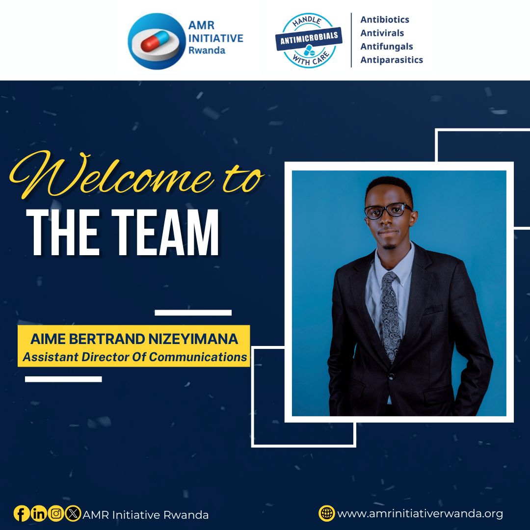Aime Bertrand 🏀 (@aime_bertrand_1) on Twitter photo Thank you, <a href="/amr_initiative/">AMR initiative Rwanda</a> , for the warm welcome! I'm excited to join as Assistant Director of Communications and look forward to contributing to the fight against #AntimicrobialResistance with passion, creativity, and purpose. Let’s make an impact together! Thank you, <a href="/amr_initiative/">AMR initiative Rwanda</a> , for the warm welcome! I'm excited to join as Assistant Director of Communications and look forward to contributing to the fight against #AntimicrobialResistance with passion, creativity, and purpose. Let’s make an impact together!