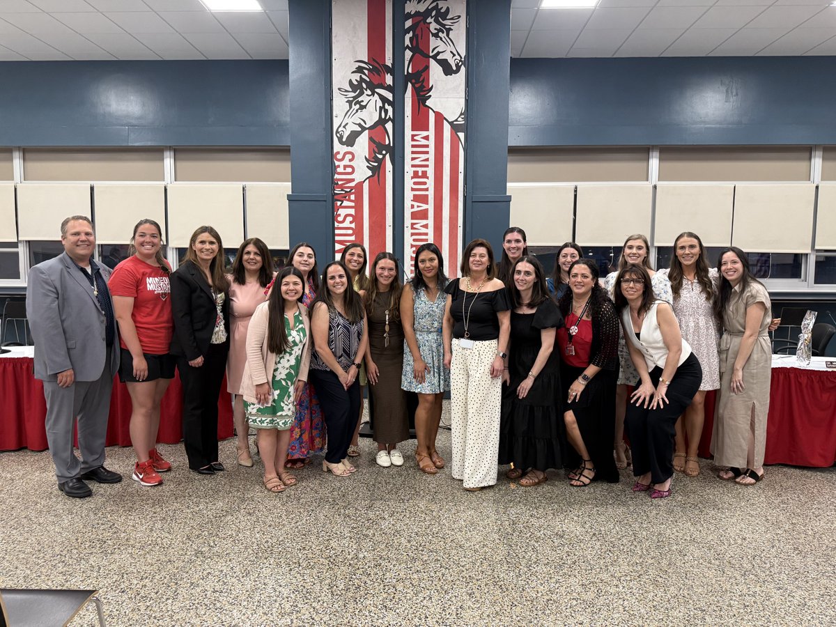 Congratulations to everyone who received tenure last night! Thank you to everyone who has supported me on this journey! The Board's comments on our portfolios were so thoughtful and kind. Grateful and #MineolaProud to be part of this community!