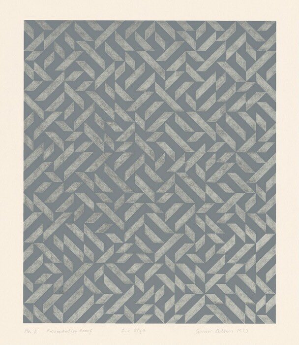 Anni Albers, Po II. 1973. 

Color screenprint and photo-offset lithograph on wove paper.