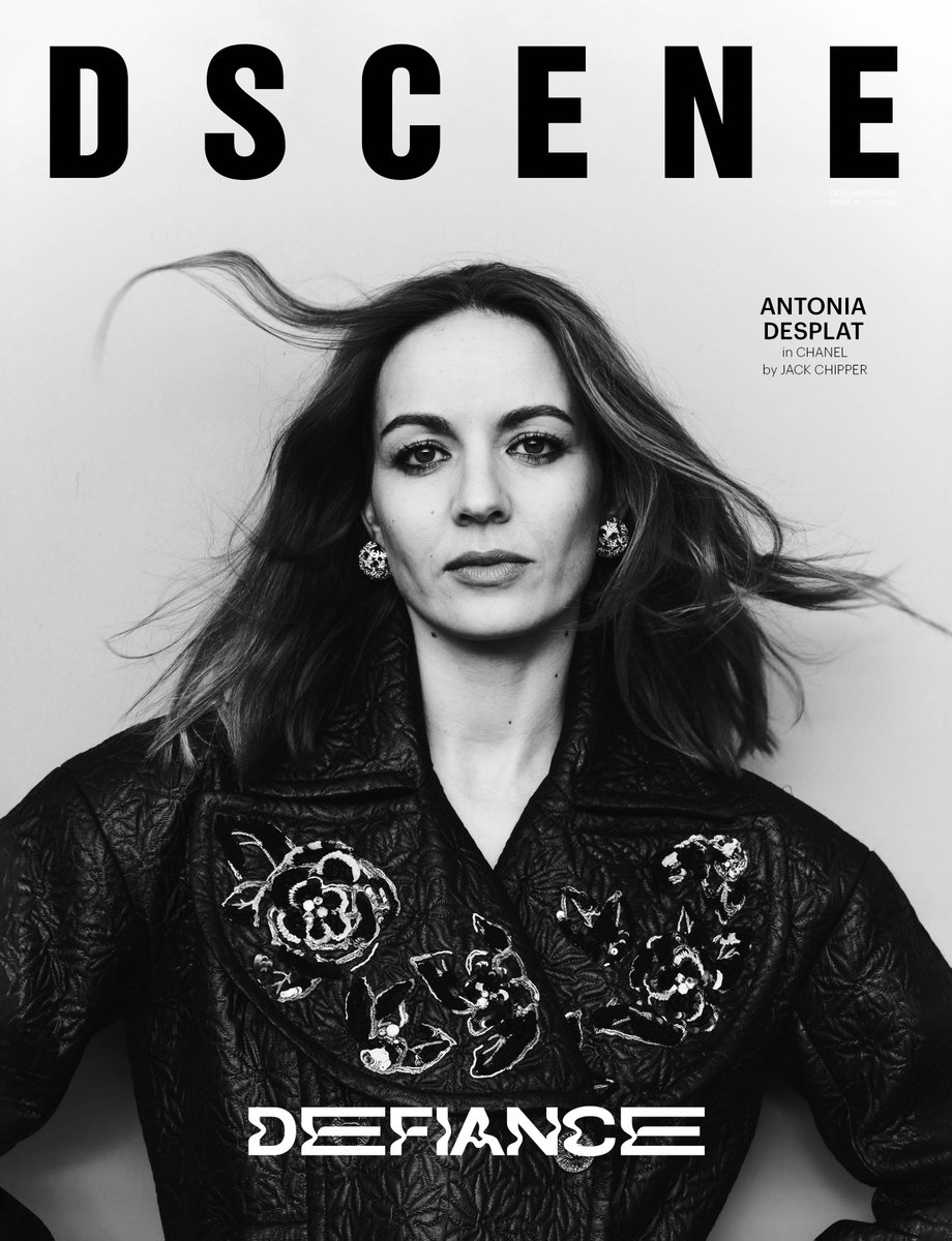 Antonia Desplat is the cover star of DSCENE Magazine's "DEFIANCE" Issue: designscene.net/2025/06/antoni…

For the full interview + shoot with #AntoniaDesplat visit our site DESIGNSCENE.NET

Antonia Desplat is no stranger to transformation, whether portraying enigmatic underworld