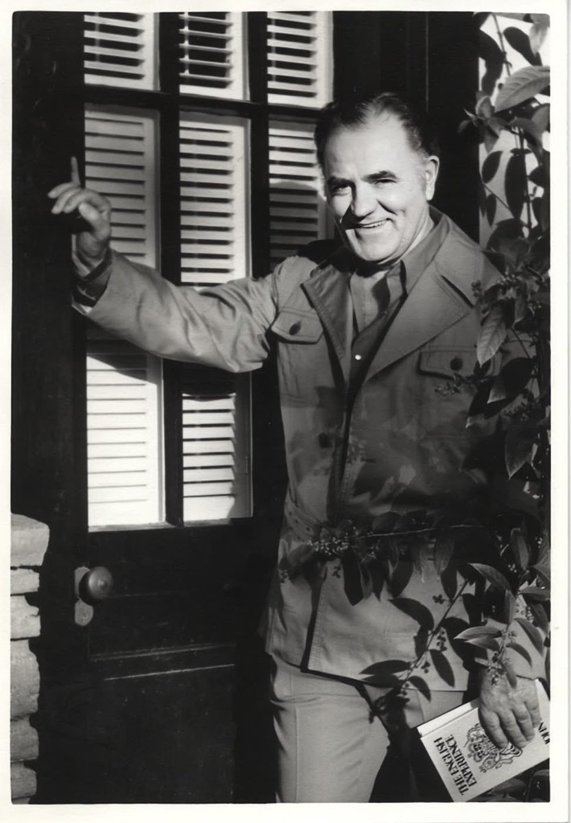 Louis_LAmour's tweet image. In the early 1970's Louis was corralled by a photographer for what was intended to be an "Authors Headshot" for the back cover or perhaps the "About the Author" description printed on the dust jacket of a book. Angelique, Louis and the photographer spent the afternoon testing…