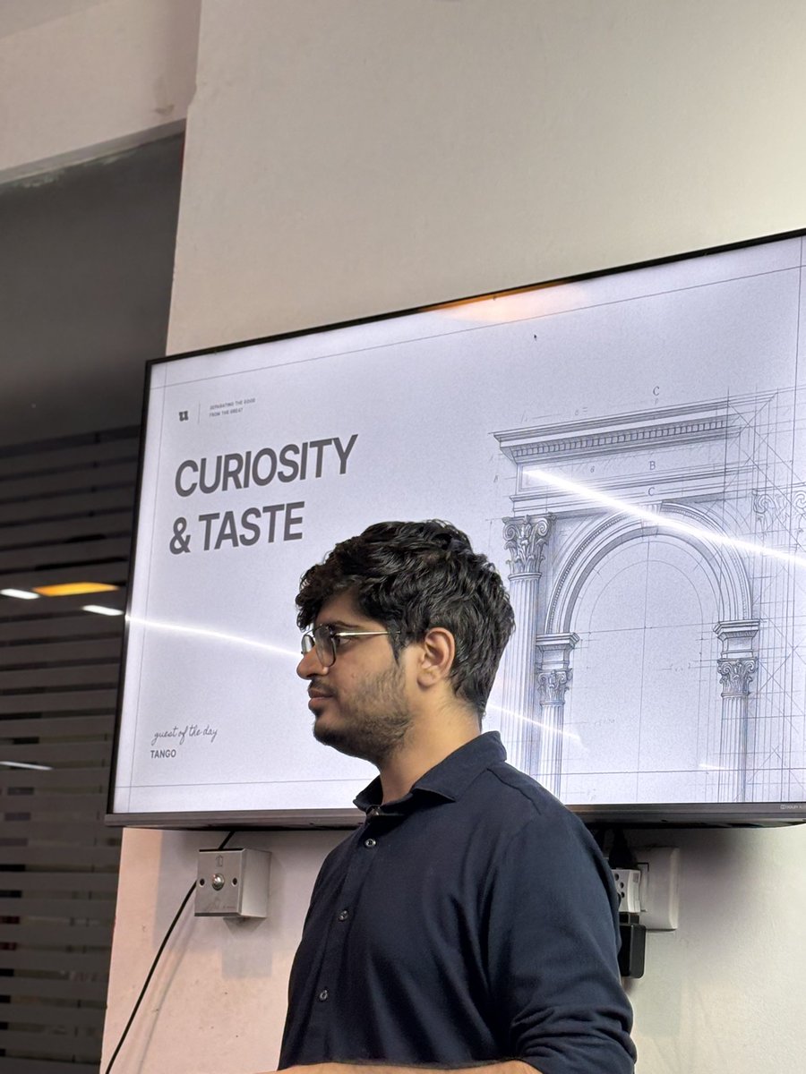 createdbytango's tweet photo. Hosted my first talk today @tap_invest on curiosity and taste! https://t.co/7WF5Ihlz2S