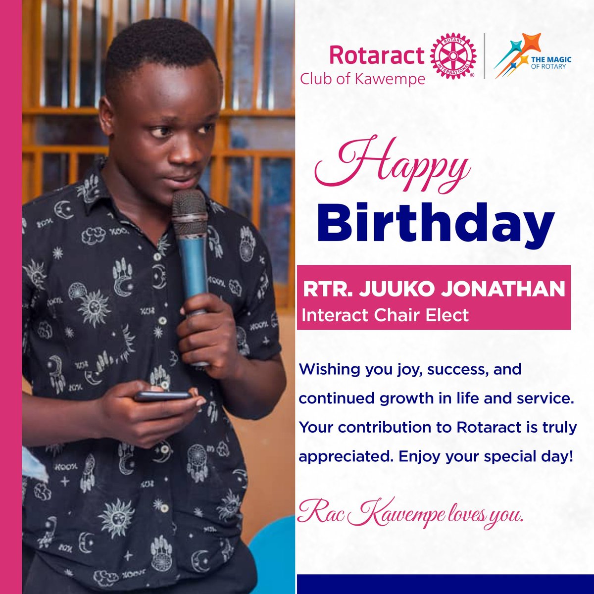 Happy Birthday to our Interact chair  #JjukoJonathan