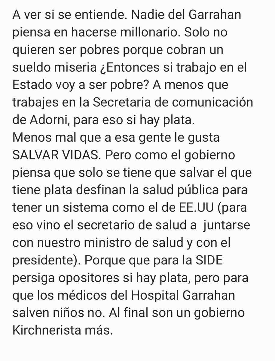 Eugenia Civitillo (@euge_civitillo) on Twitter photo <a href="/lilialemoine/">Lilia Lemoine 🍋</a> <a href="/madorni/">Manuel Adorni</a> <a href="/JMilei/">Javier Milei</a> <a href="/MinSalud_Ar/">Ministerio de Salud de la Nación</a> <a href="/Mariolugones_ar/">Mario Lugones</a> todos kukas. Basta de desfinanciar la Salud pública <a href="/lilialemoine/">Lilia Lemoine 🍋</a> <a href="/madorni/">Manuel Adorni</a> <a href="/JMilei/">Javier Milei</a> <a href="/MinSalud_Ar/">Ministerio de Salud de la Nación</a> <a href="/Mariolugones_ar/">Mario Lugones</a> todos kukas. Basta de desfinanciar la Salud pública