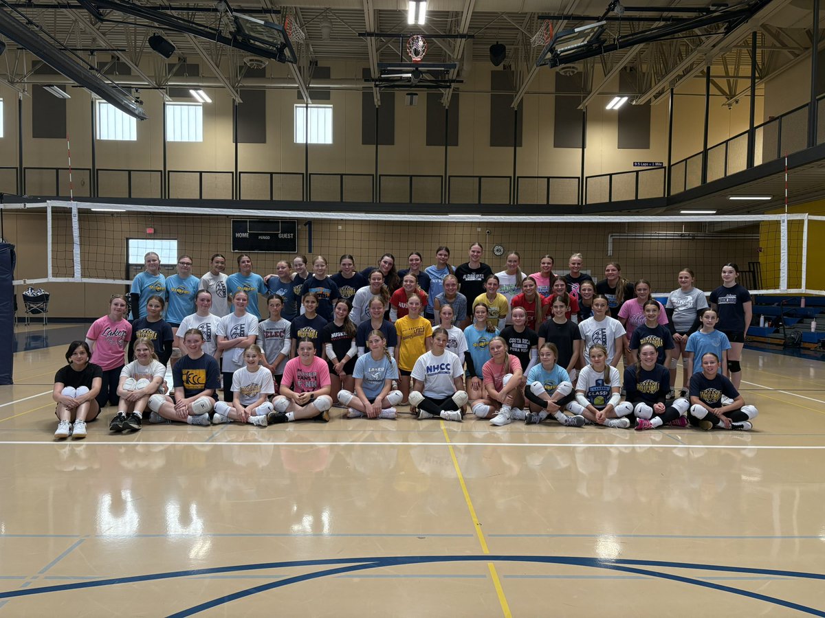 The Lakers kicked off summer volleyball yesterday!