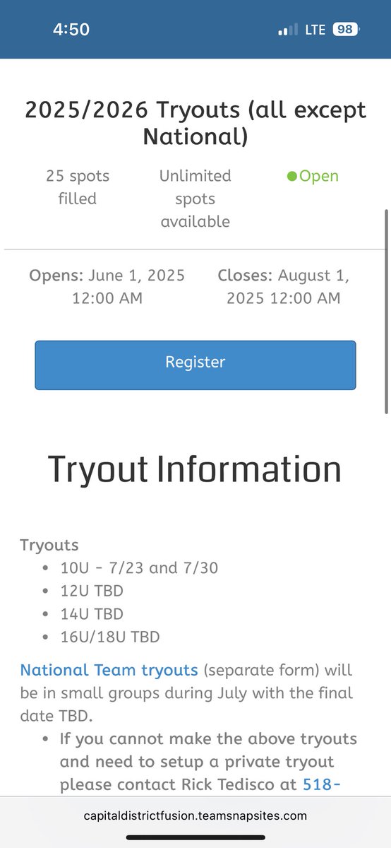 Capital District Fusion Softball tweet media